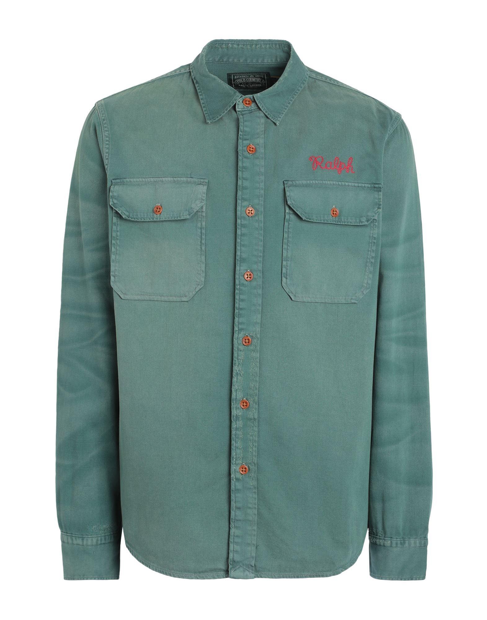 POLO RALPH LAUREN Shirts In Green Product Image