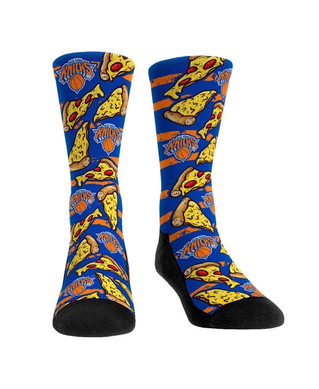 Mens Rock Em Socks New York Knicks New York Style Pizza Crew Socks Product Image