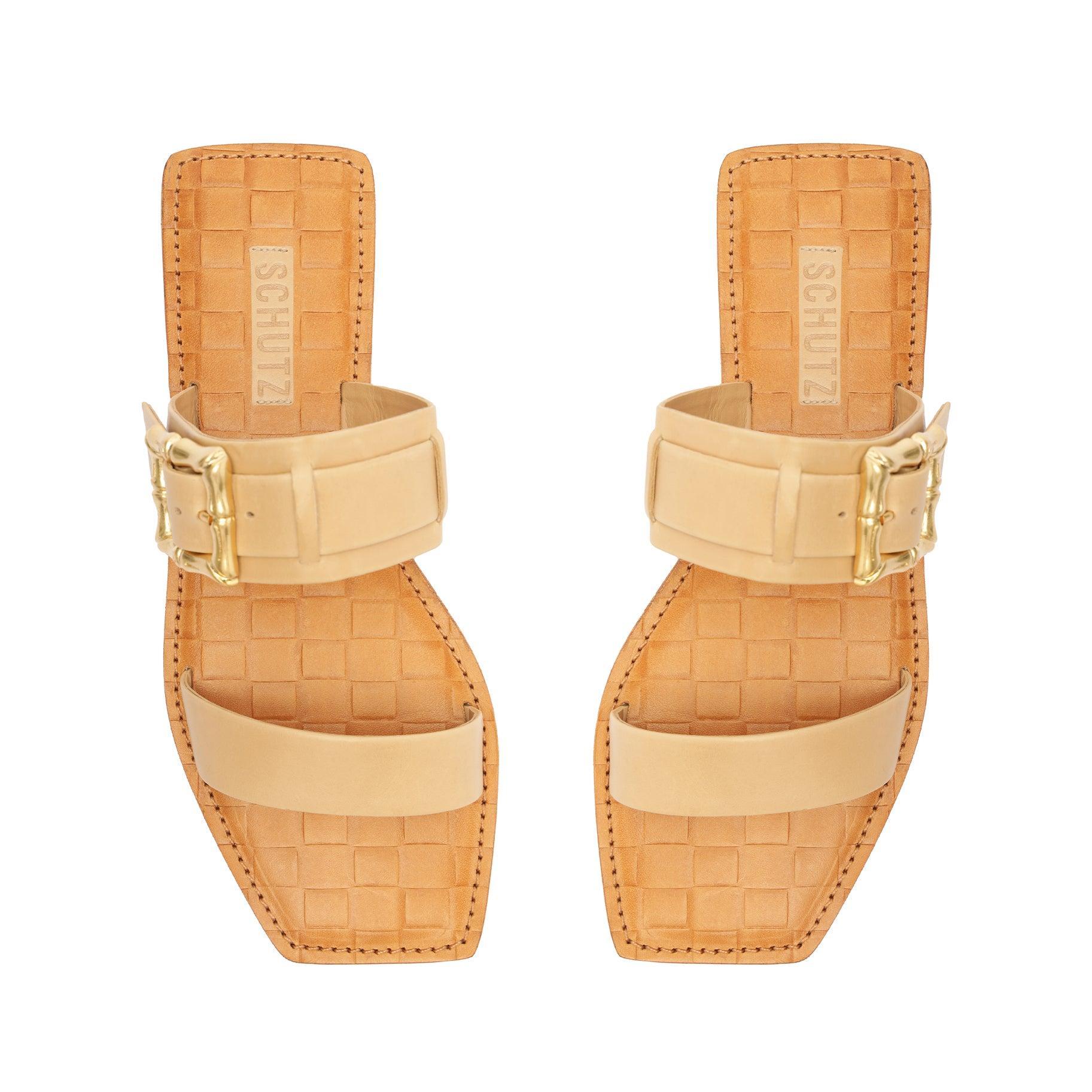 Enola Double Leather Sandal Female Product Image