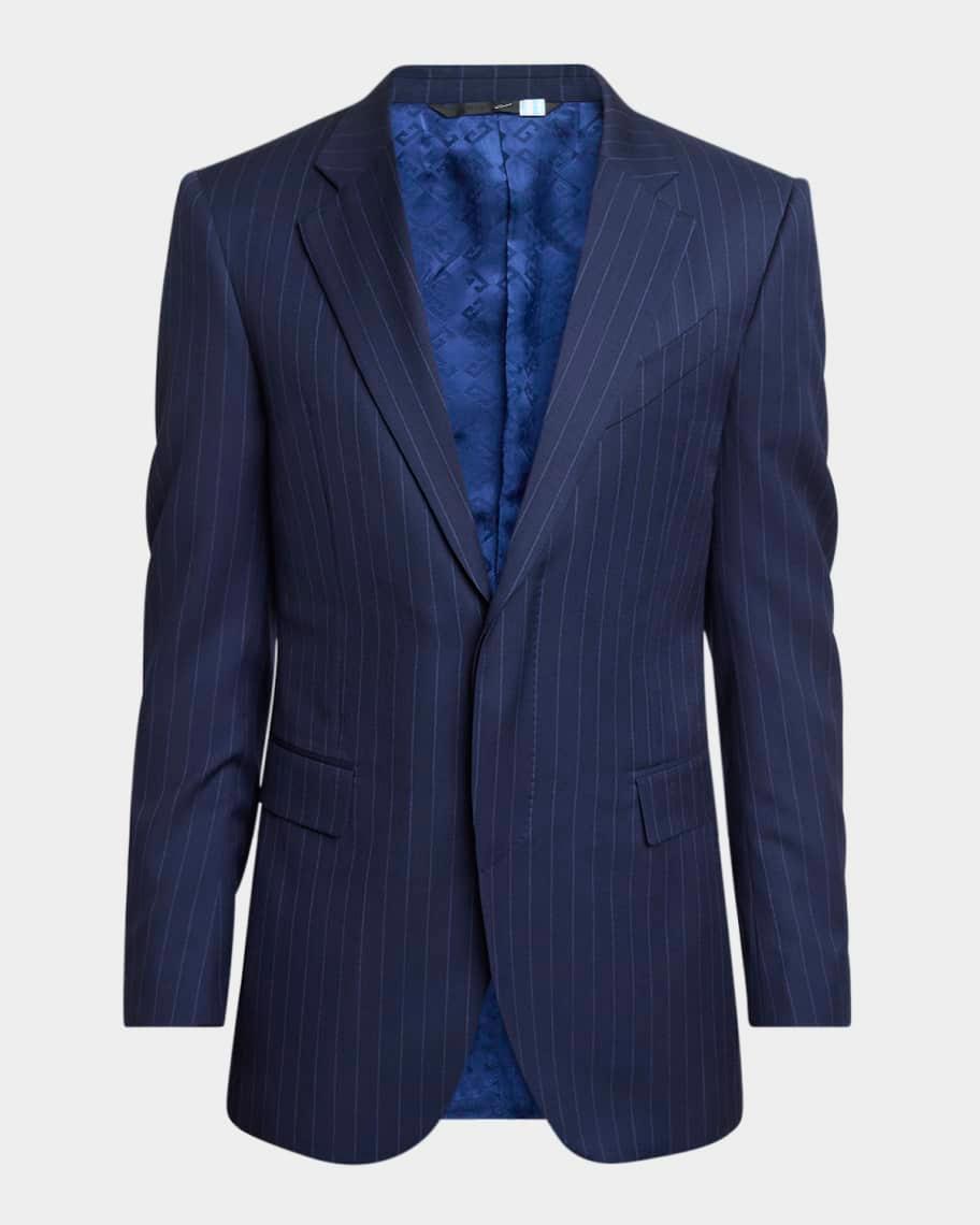 Men's Bold Stripe Wool Sport Coat Product Image