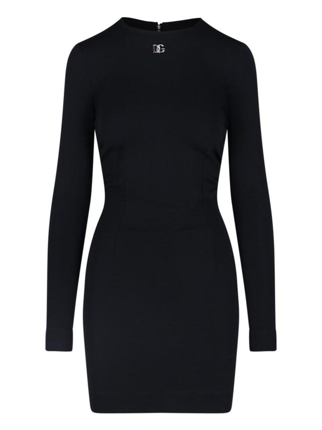 DOLCE & GABBANA Mini Dress In Black Product Image