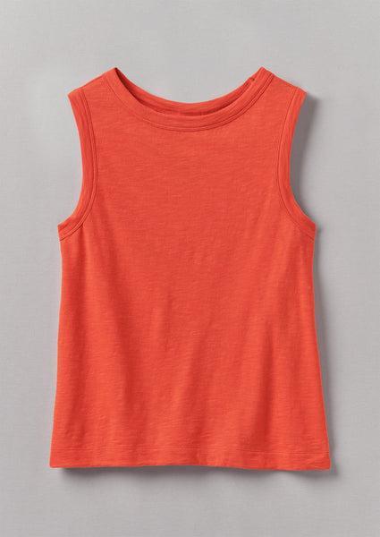 Garment Dyed Organic Cotton Tank Top | Pumpkin product image