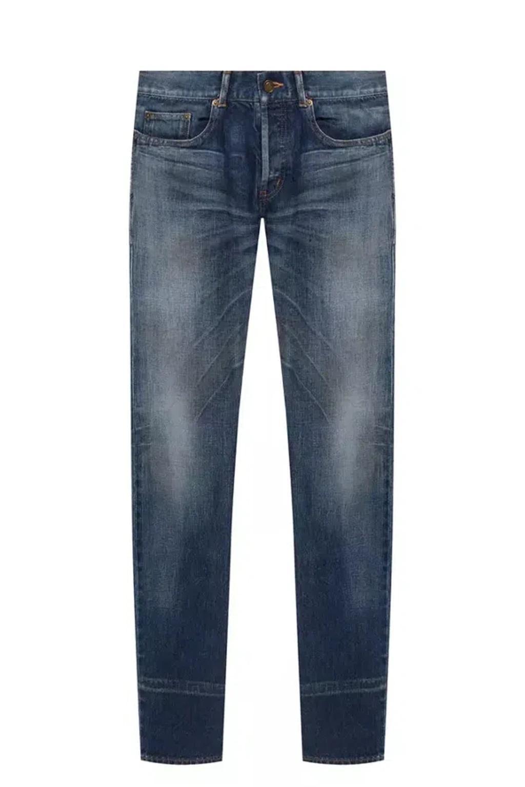 Sleek Designer Denim For The Modern Men's Man In Blue Product Image