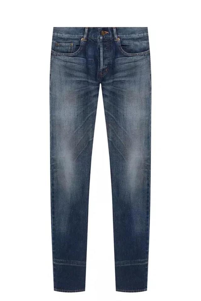 Sleek Designer Denim For The Modern Men's Man In Blue Product Image