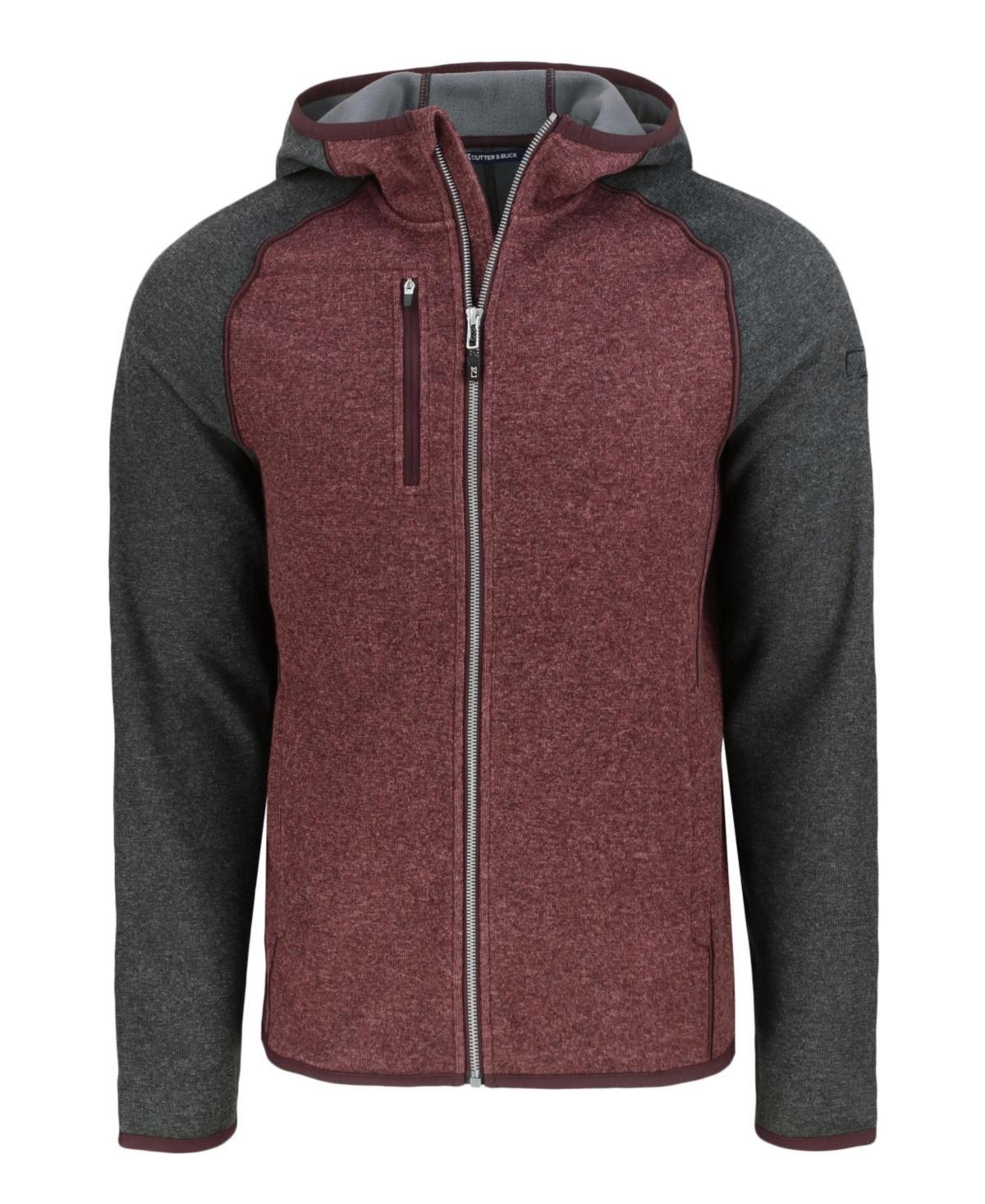 Cutter & Buck Mainsail Full Zip Hooded Mens Jacket - Polished heather Product Image