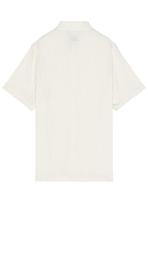 SATURDAYS NYC Bruce Leopard Shirt Cream. (also in S, XL/1X). Product Image