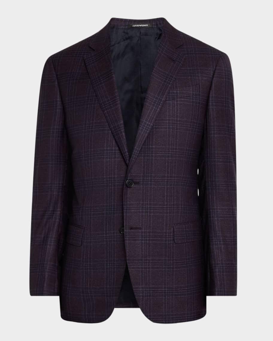 Men's 130s Wool Plaid Sport Coat Product Image