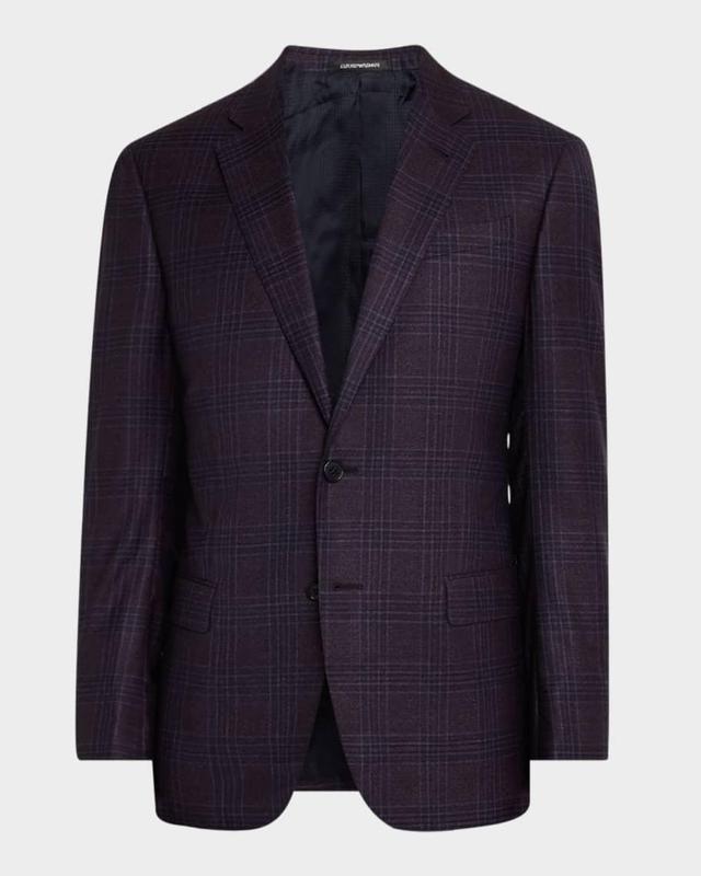 Men's 130s Wool Plaid Sport Coat Product Image