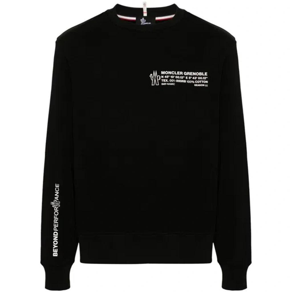 Logo Cotton-blend Jersey Sweatshirt In Black Product Image