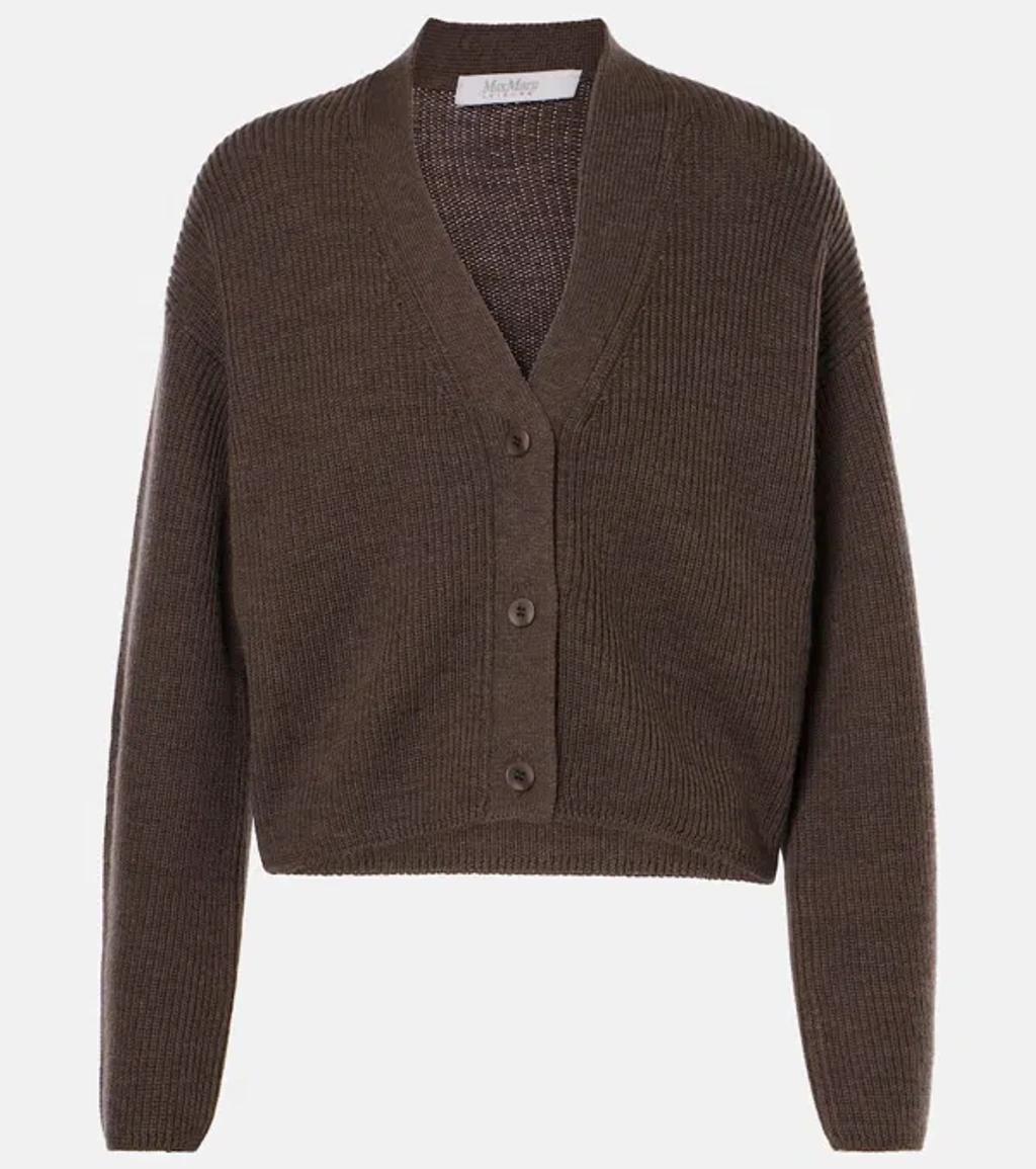 York Wool Cardigan In Brown product image