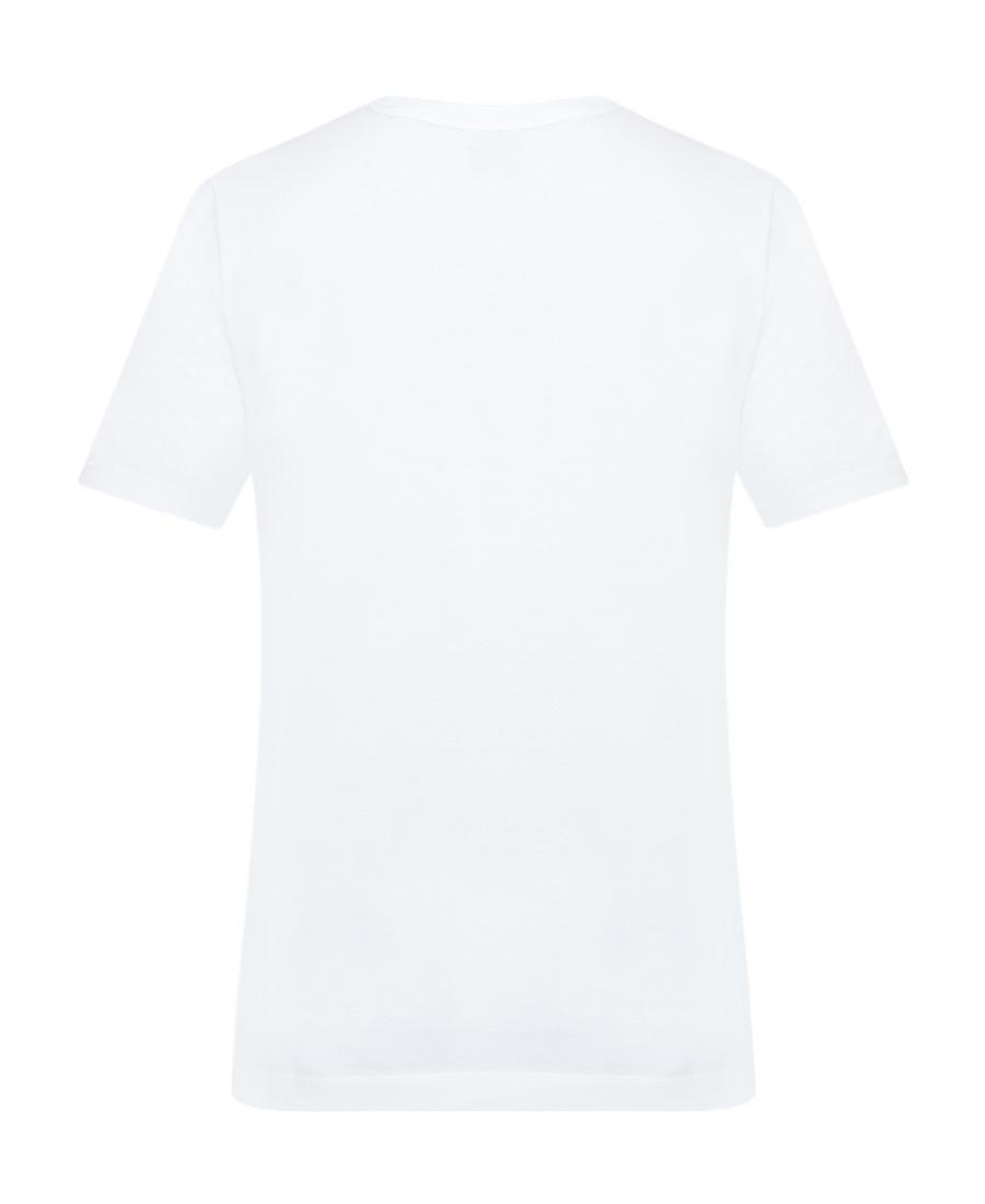 HUGO BOSS White Logo Cotton T-shirt Product Image