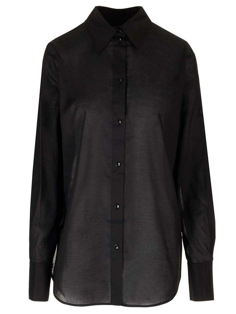 Kimono Sleeved Shirt In Black Product Image