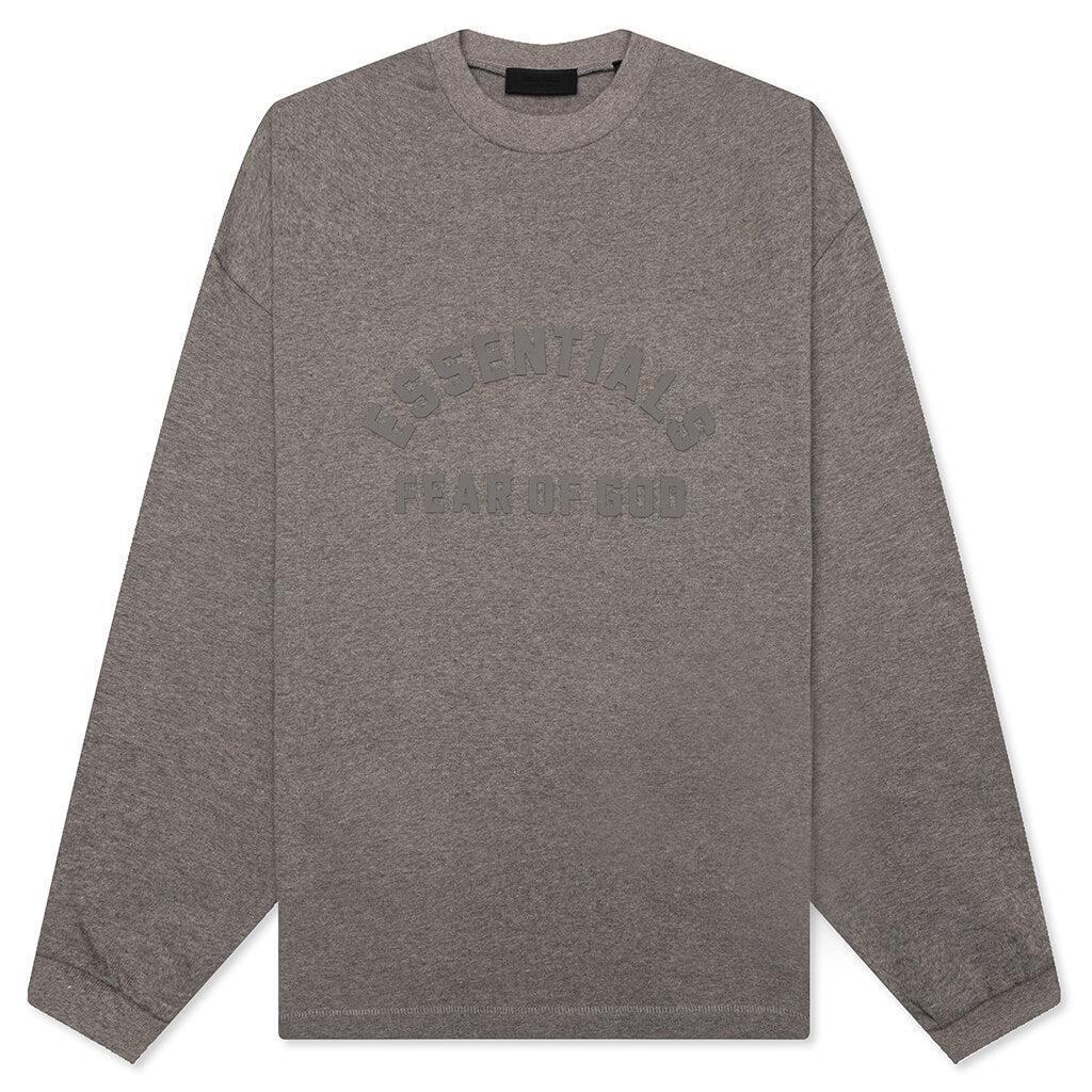 Essentials Heavy L/S Tee - Heather Grey Male Product Image