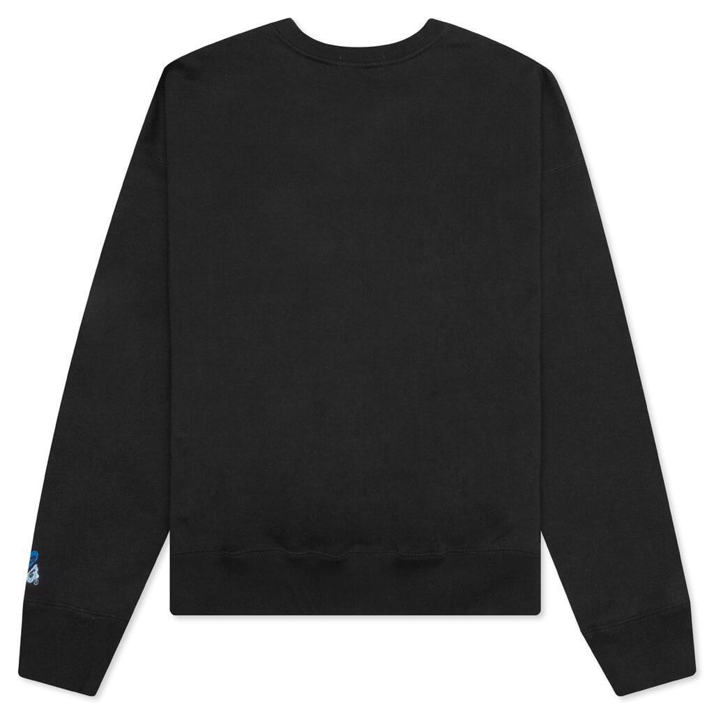 Abc Camo Patch Loose Fit Crewneck - Black Male Product Image