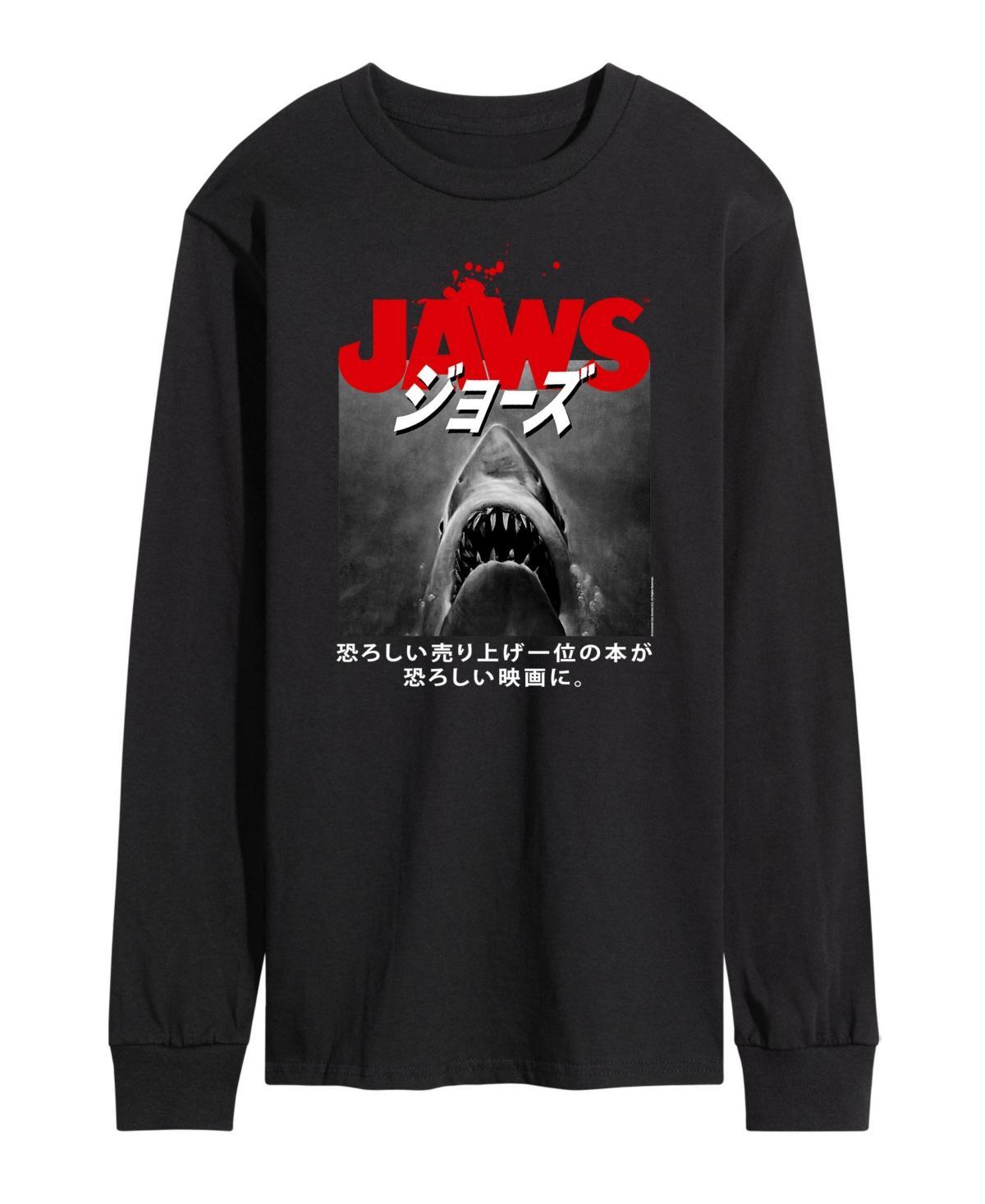 Mens Jaws Long Sleeve T-shirt Product Image