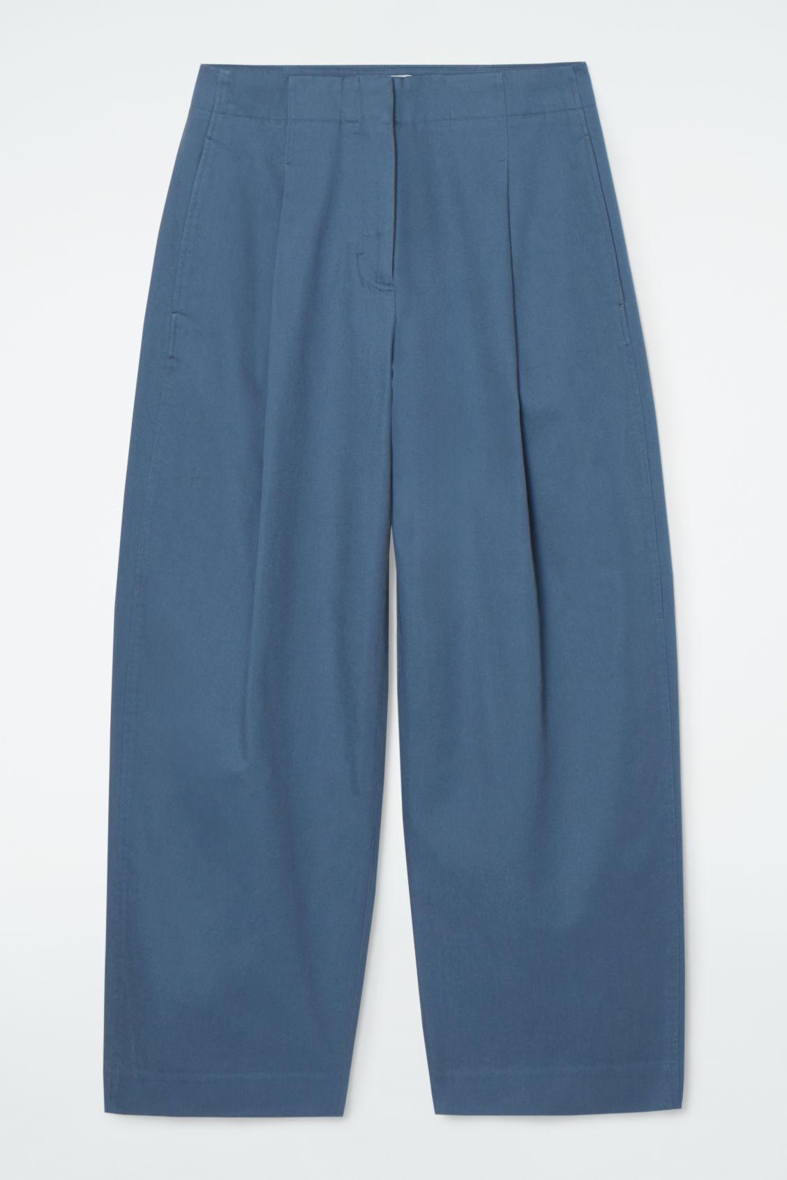 PLEATED BARREL-LEG CHINOS Product Image