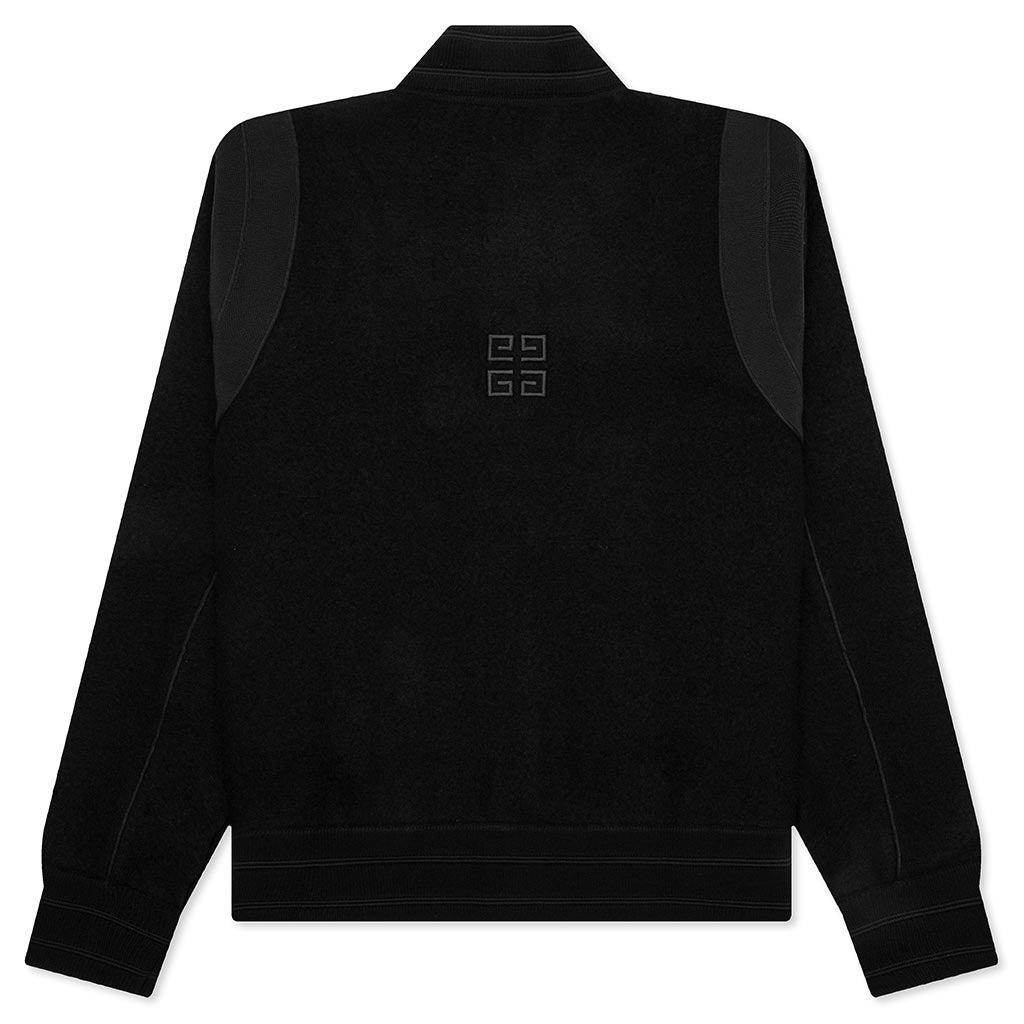 Wool Varsity Jacket - Black Male Product Image