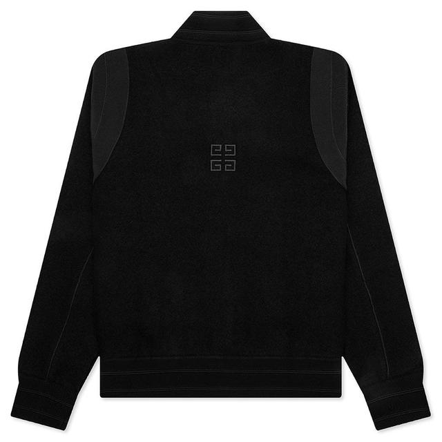 Wool Varsity Jacket - Black Male Product Image