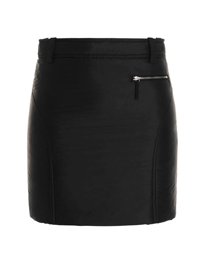 Women's Mitsi Leather Mini Skirt In Black Product Image