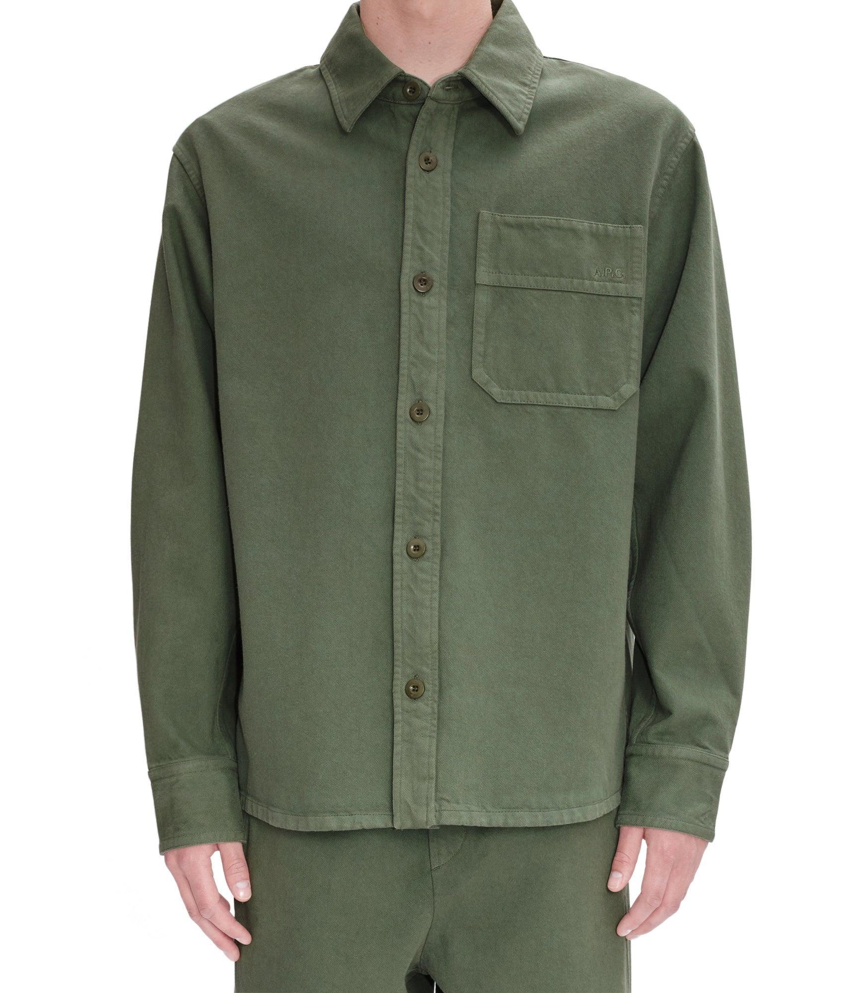 Basile Brodée Poitrine overshirt Male Product Image