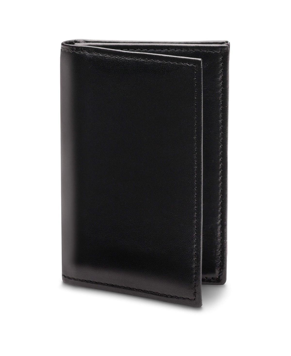 Bosca Old Leather Collection - Gusseted Card Case (Black Leather) Wallet Product Image