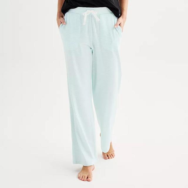 Womens Sonoma Goods For Life Cotton Modal Open Hem Pajama Pants Product Image