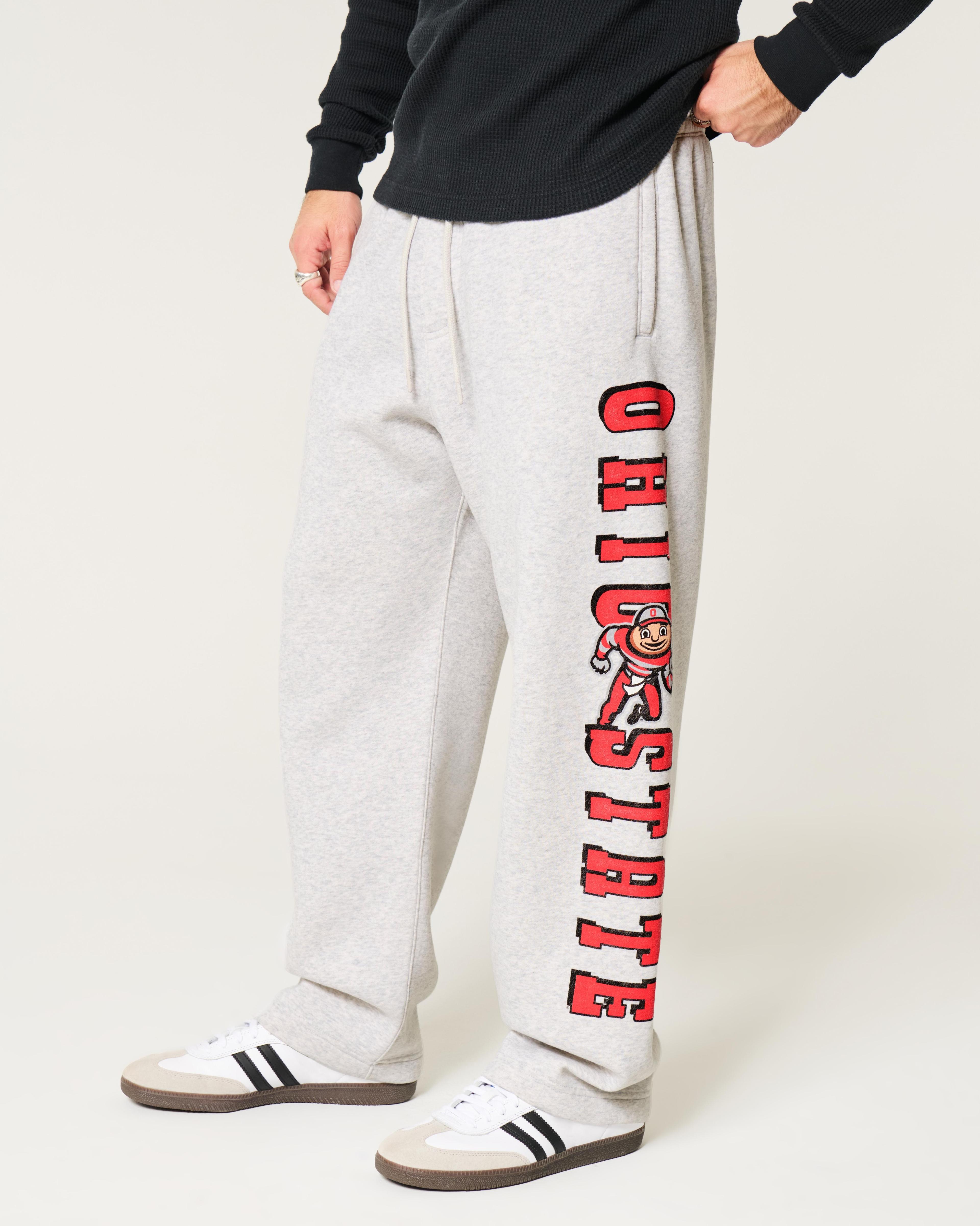 University of Wisconsin Badgers Graphic Baggy Sweatpants Product Image