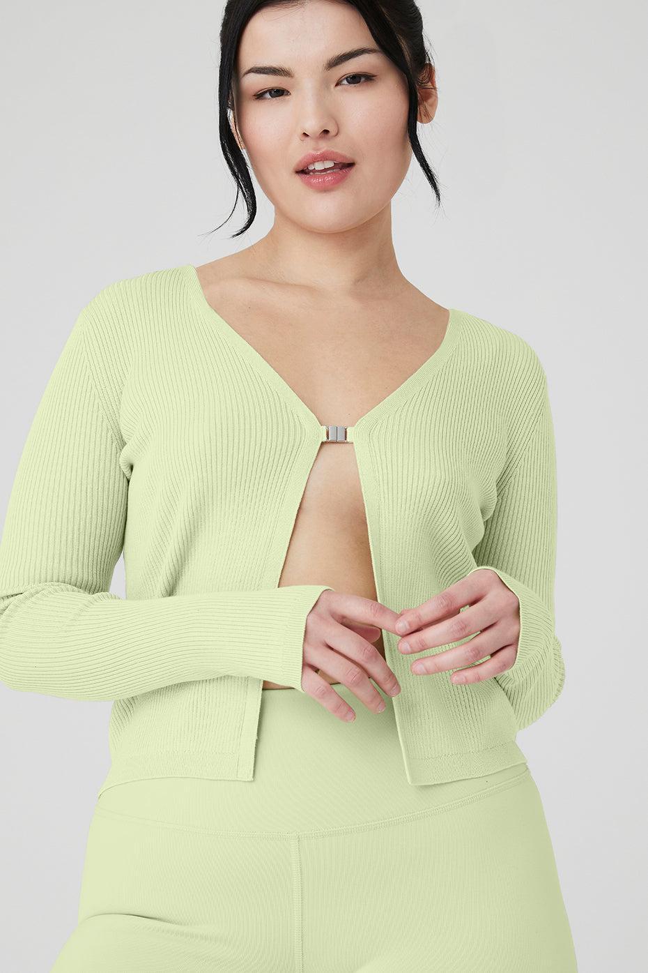 Knit Salana Cardigan - Iced Green Tea Product Image