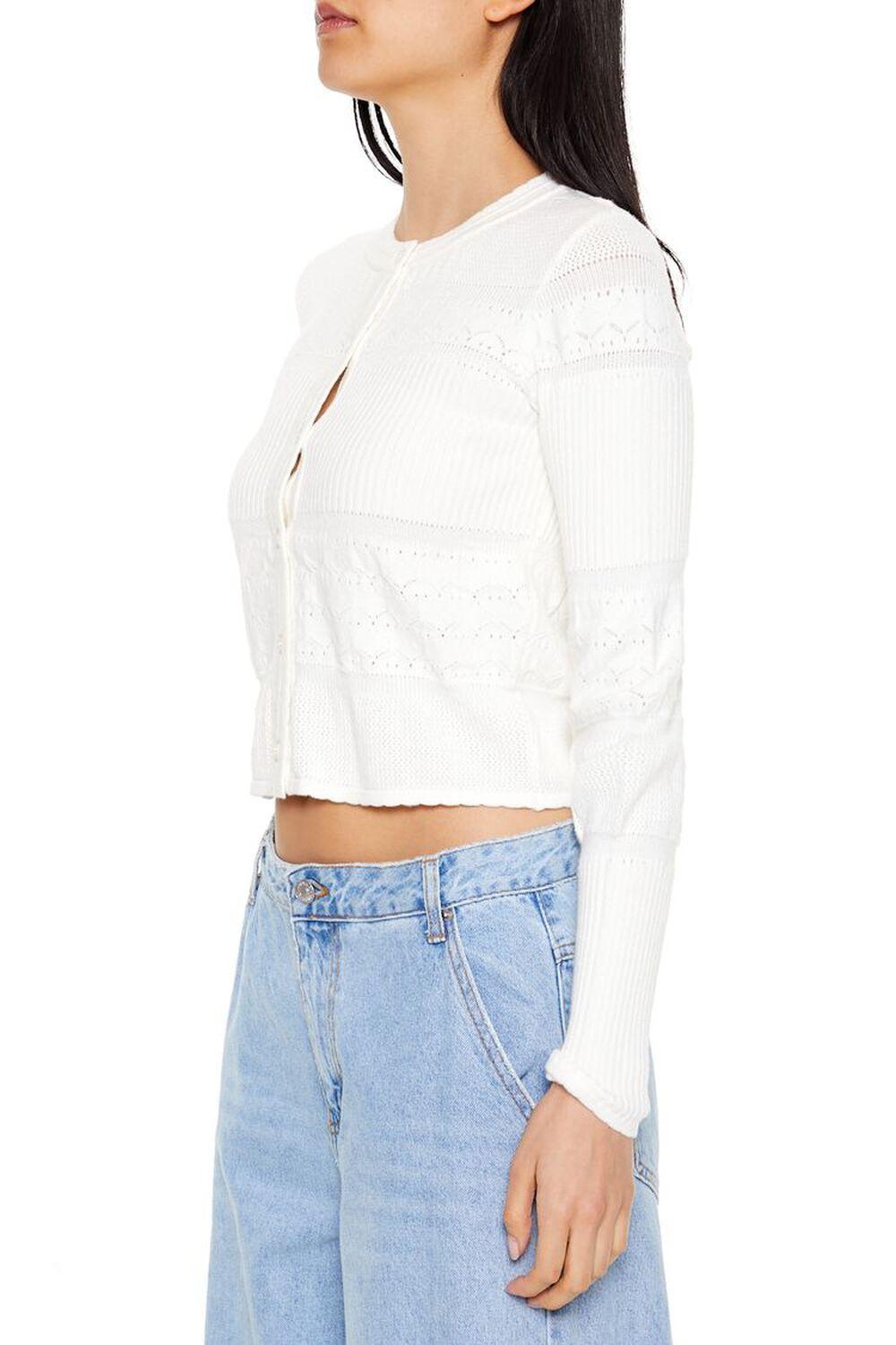 Mixed Knit Cardigan Sweater | Forever 21 Product Image