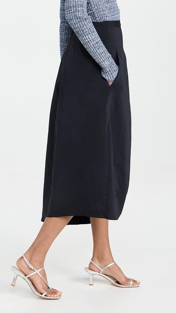 Tibi Nylon Asymmetrical Balloon Skirt | Shopbop Product Image