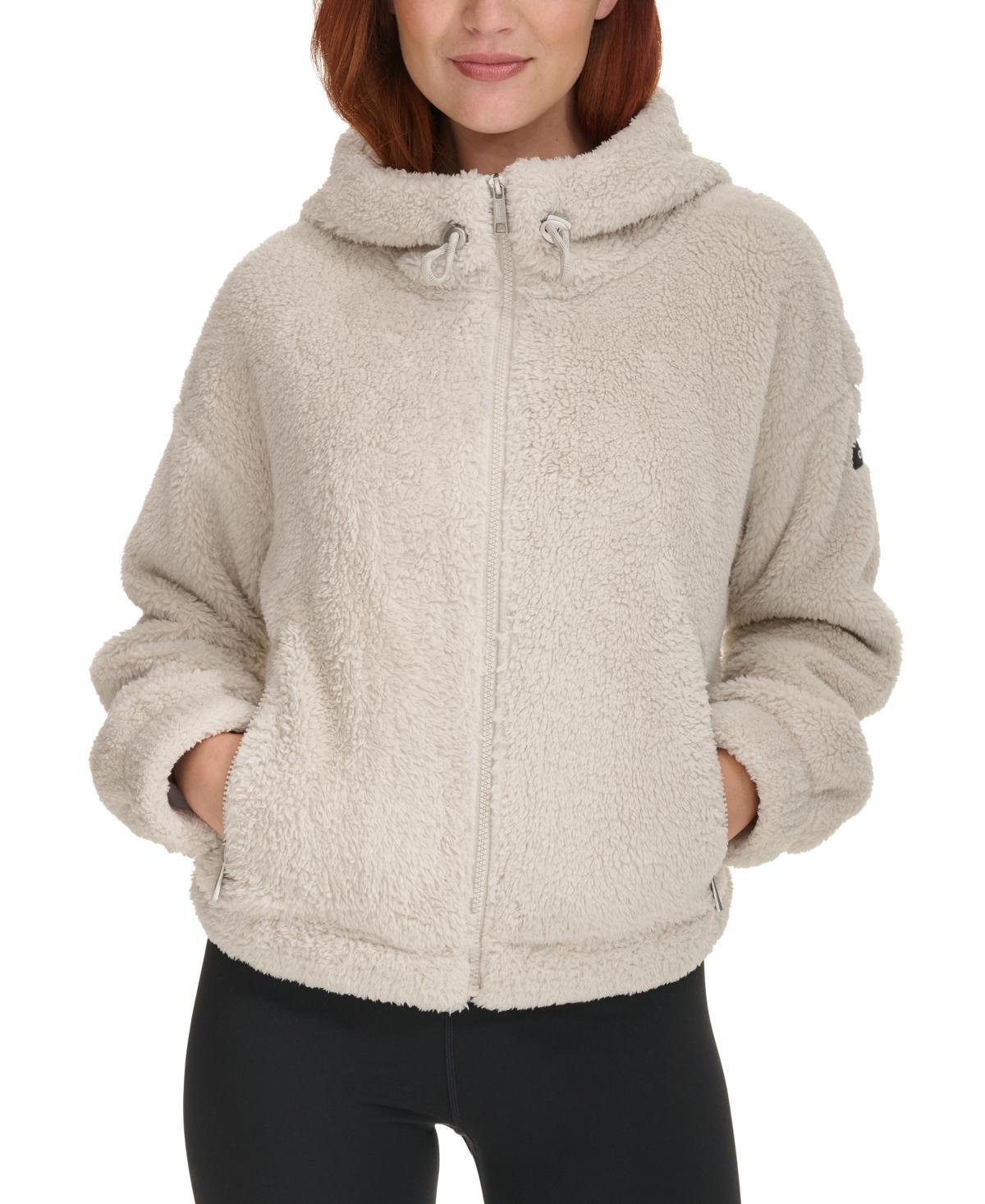 Calvin Klein Performance Womens Hooded Sherpa Jacket Product Image