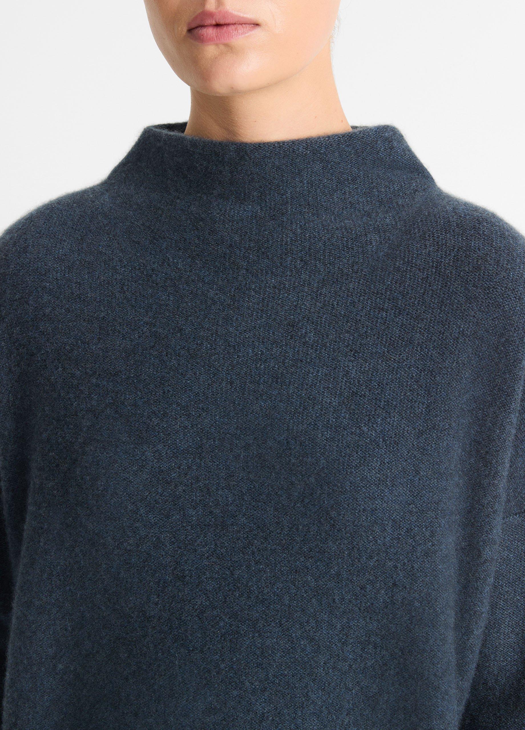 Plush Cashmere Funnel Neck Sweater Product Image