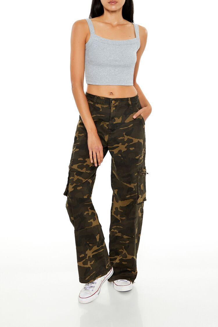 Camo Print Cargo Pants | Forever 21 Product Image