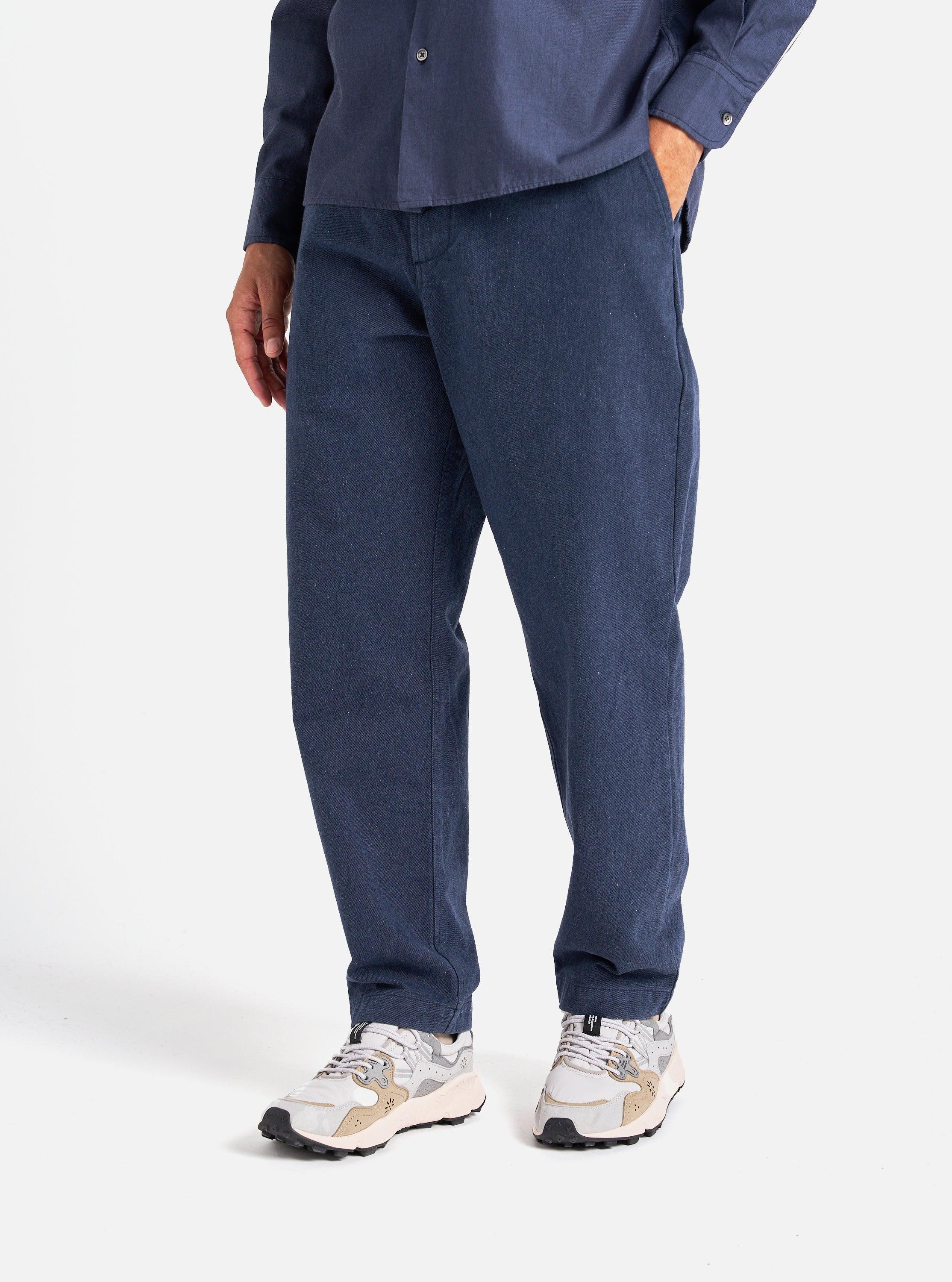 Universal Works Military Chino in Indigo Recycled Denim Product Image