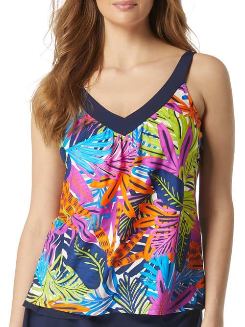 Electric Jungle Core Underwire Tankini Top Product Image