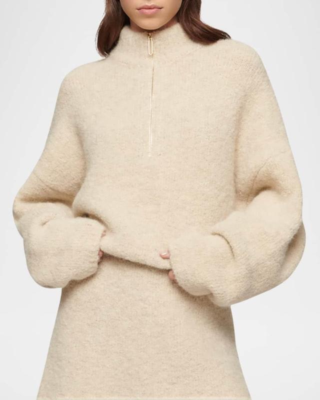 Boyd Boucle Half-Zip Sweater Product Image