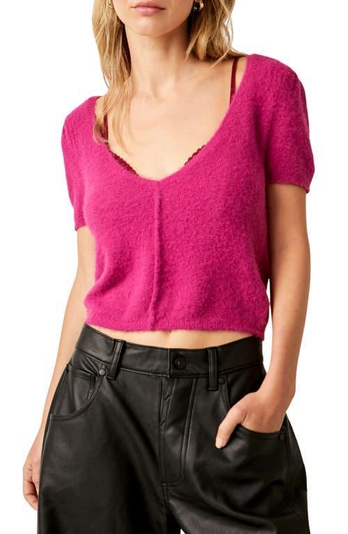 Free People Keep Me Warm Crop Sweater Product Image