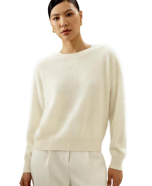 Lilysilk Womens Classic Round Neck Cashmere Sweater Product Image