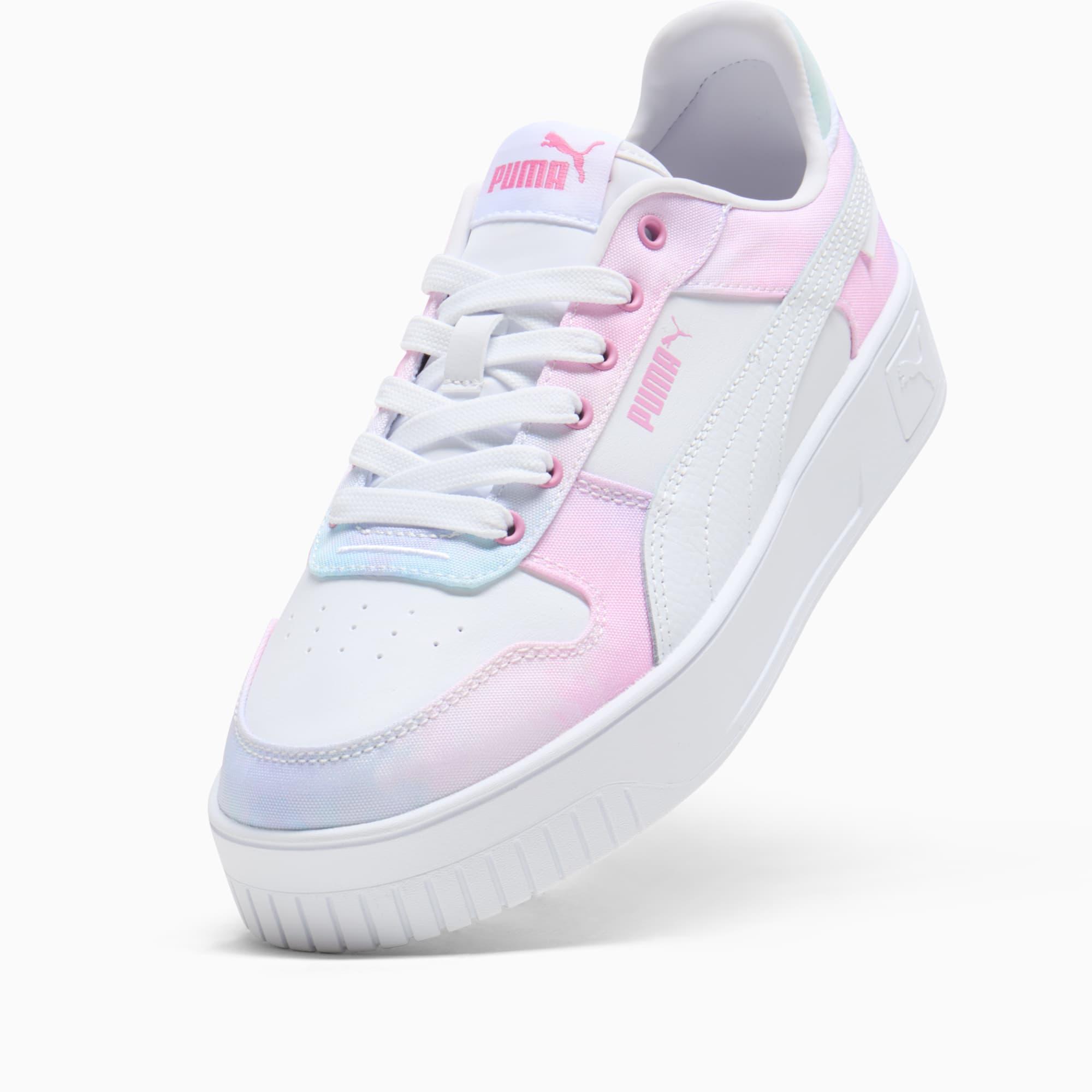 PUMA Carina Street Watercolor Women's Sneakers in Mauved Out/White Product Image