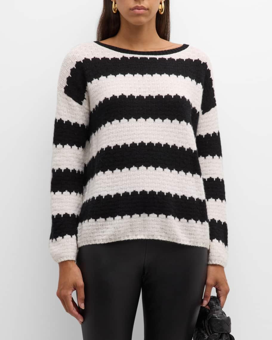 Cashmere Striped Tunic Product Image