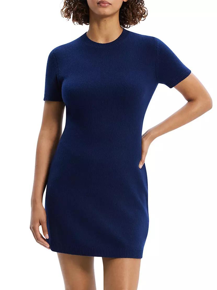 Felted Wool-Cashmere Crewneck Dress Product Image