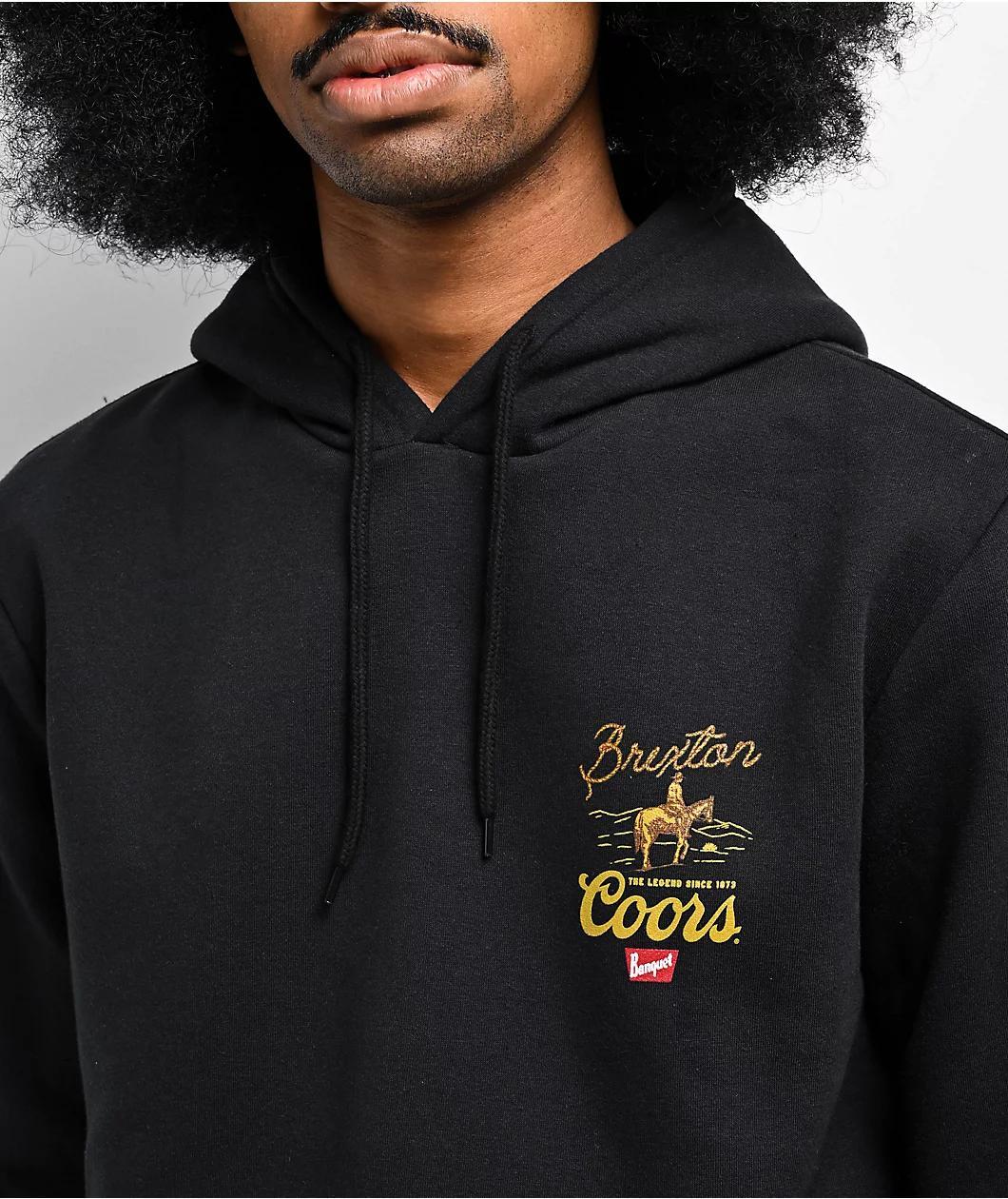 Brixton x Coors Legend Black Hoodie Product Image