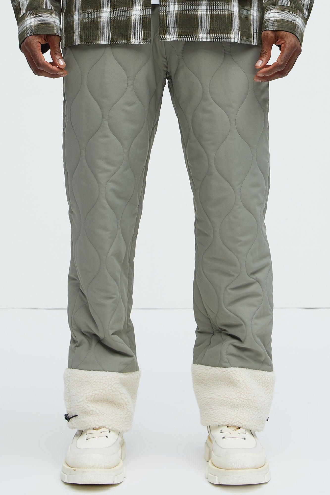 Shreddin' Slopes Quilted Pants - Grey Product Image