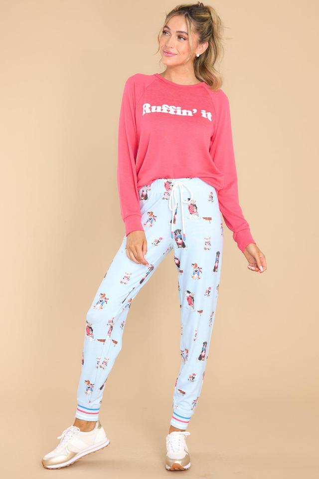 Ruffin' It Ice Blue Jammie Pants Product Image