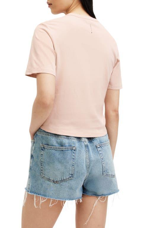 Gia Ruched T-shirt In Shell Pink Product Image