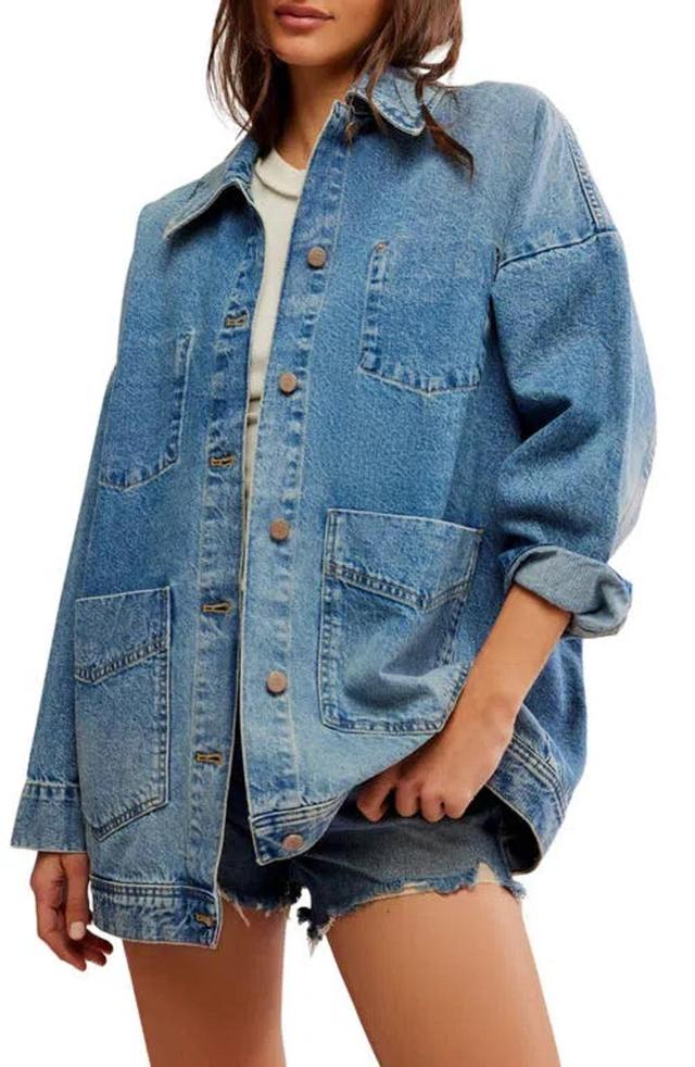 Avery Denim Chore Jacket In Got The Blues Product Image