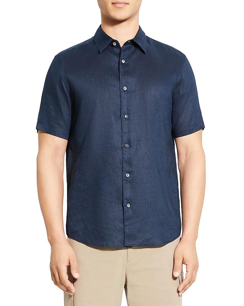 Mens Irving Linen Short-Sleeve Shirt Product Image