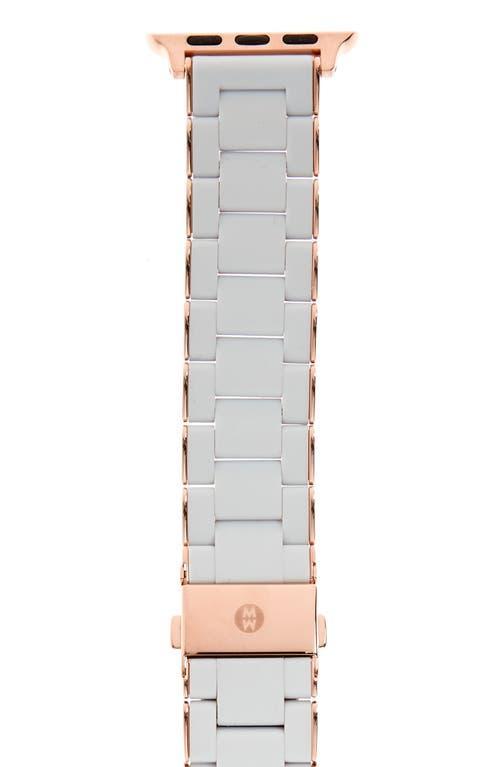 MICHELE Silicone 20mm Apple Watch Watchband Product Image