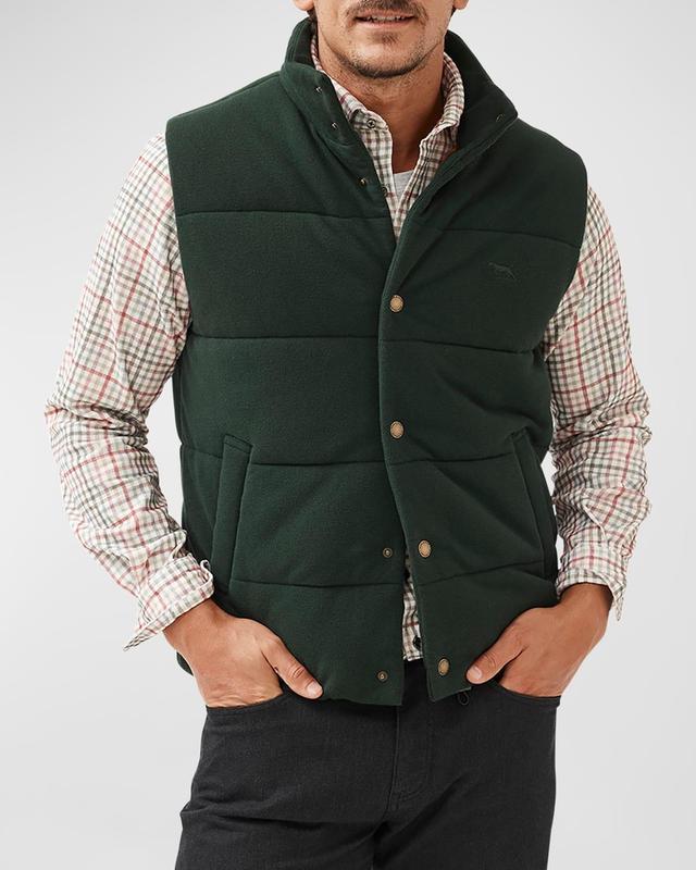 Mens Lake Ferry Cotton Quilted Vest Product Image