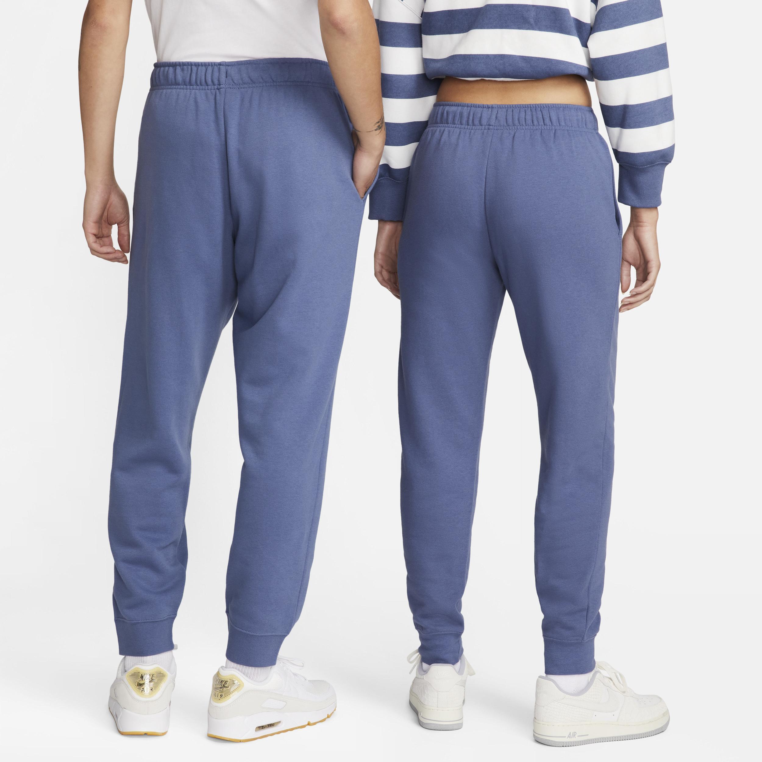 Nike Womens Nike NSW Club Fleece MR Pants - Womens White/Diffused Blue Product Image